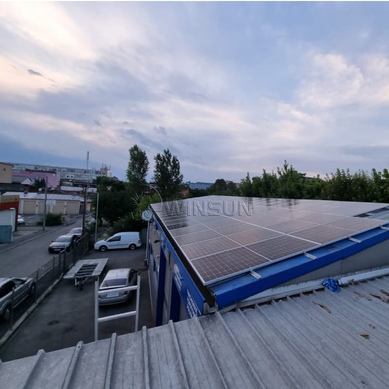 mini rail for metal roof solar mounting in stock in EU