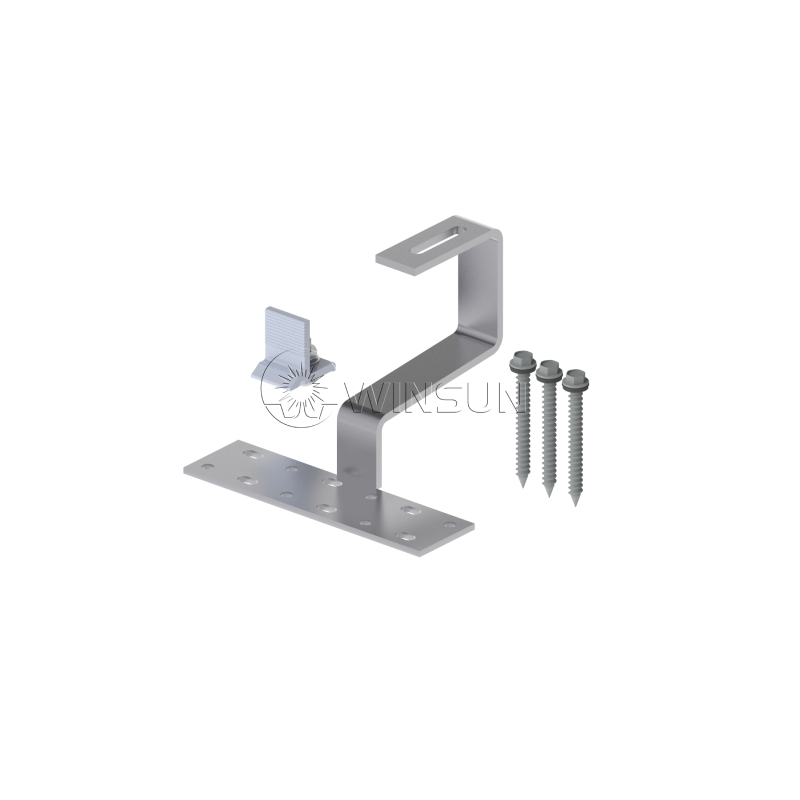 tile roof fastener for tile roof solar panel installation