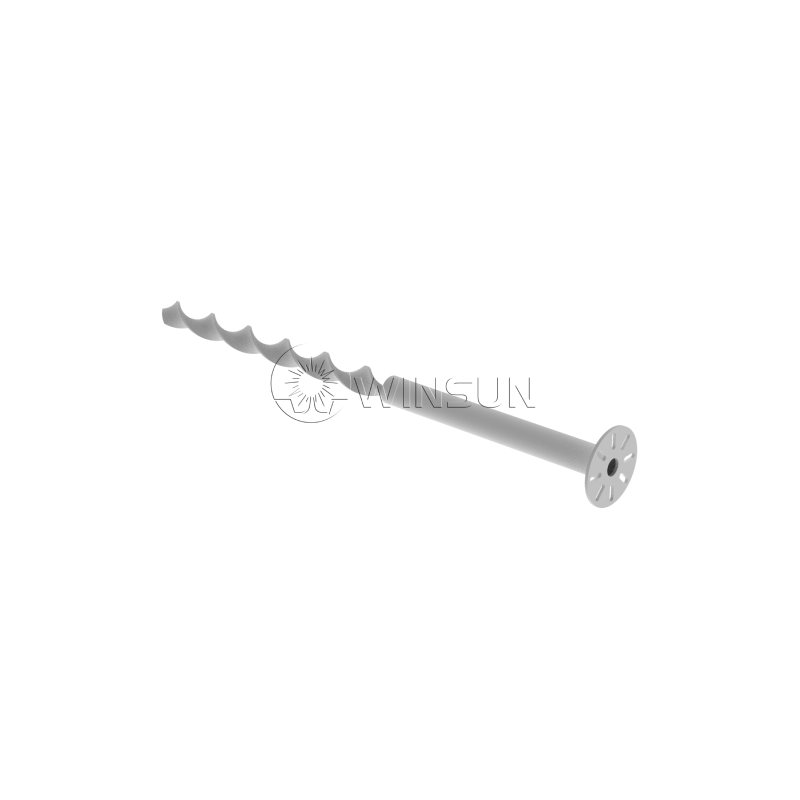 Ground screw anchor post