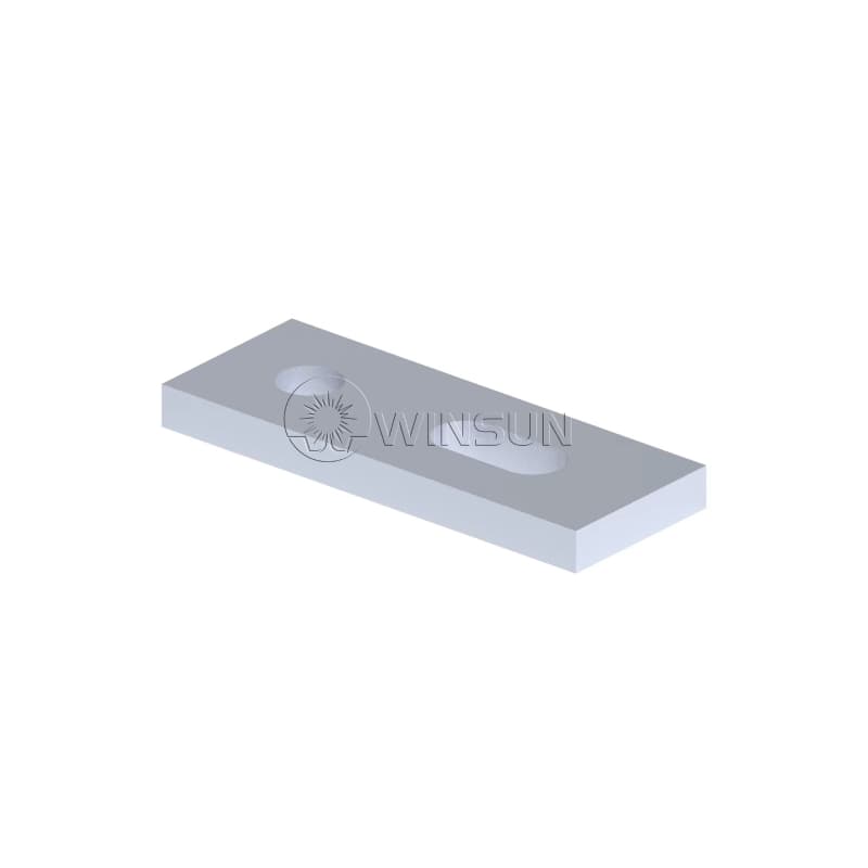 aluminum adapter plate for solar panel mounting