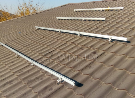 4KW Hanger Bolt Solar Mounting In Romania