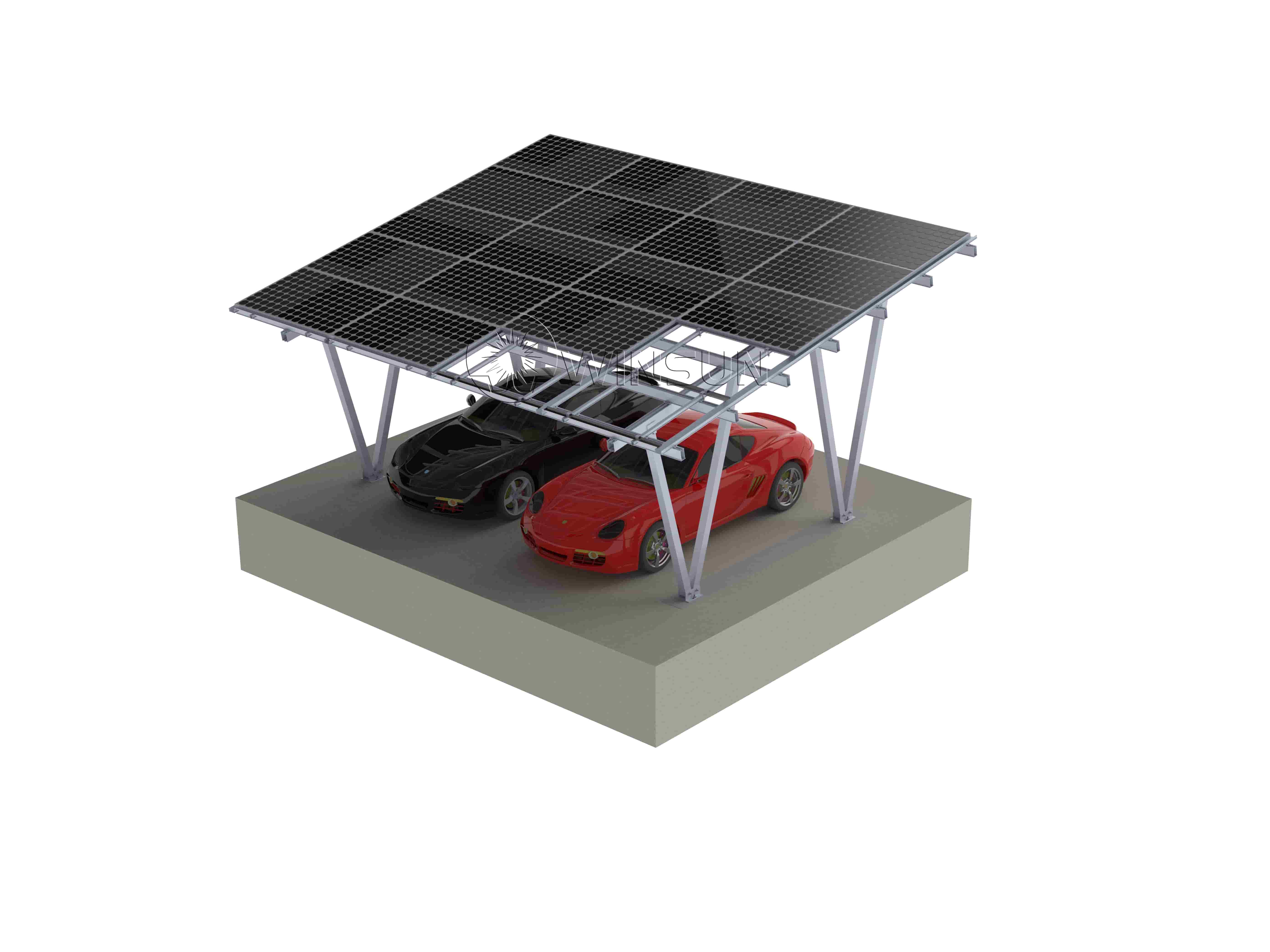 high strength solar carport