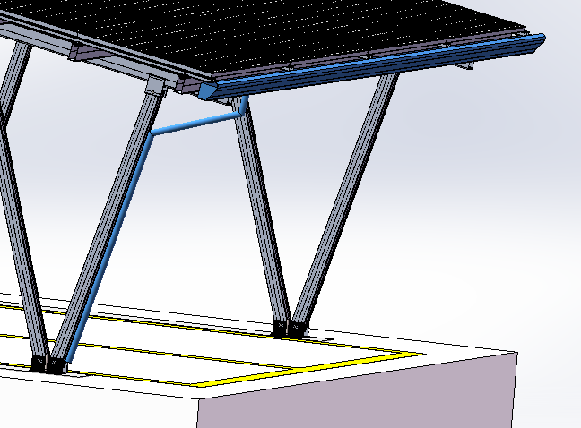 Solar Carport Drainage System