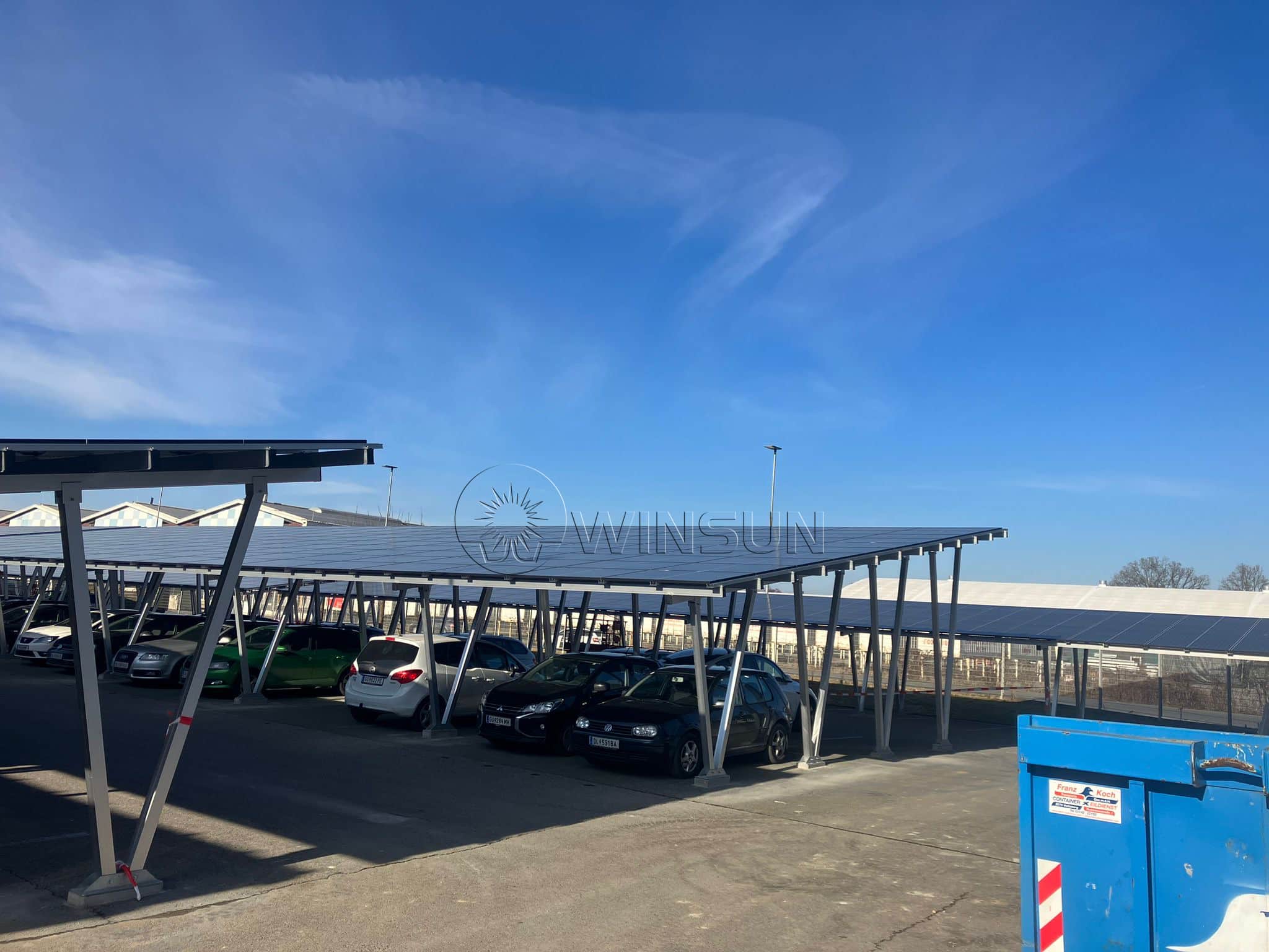 solar car park canopy