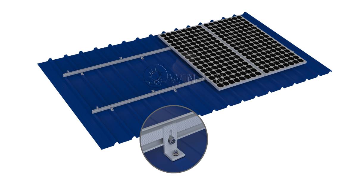 Solar Panels Metal Roof Installation