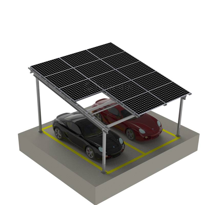 Solar Panel Carport Mounting Structure