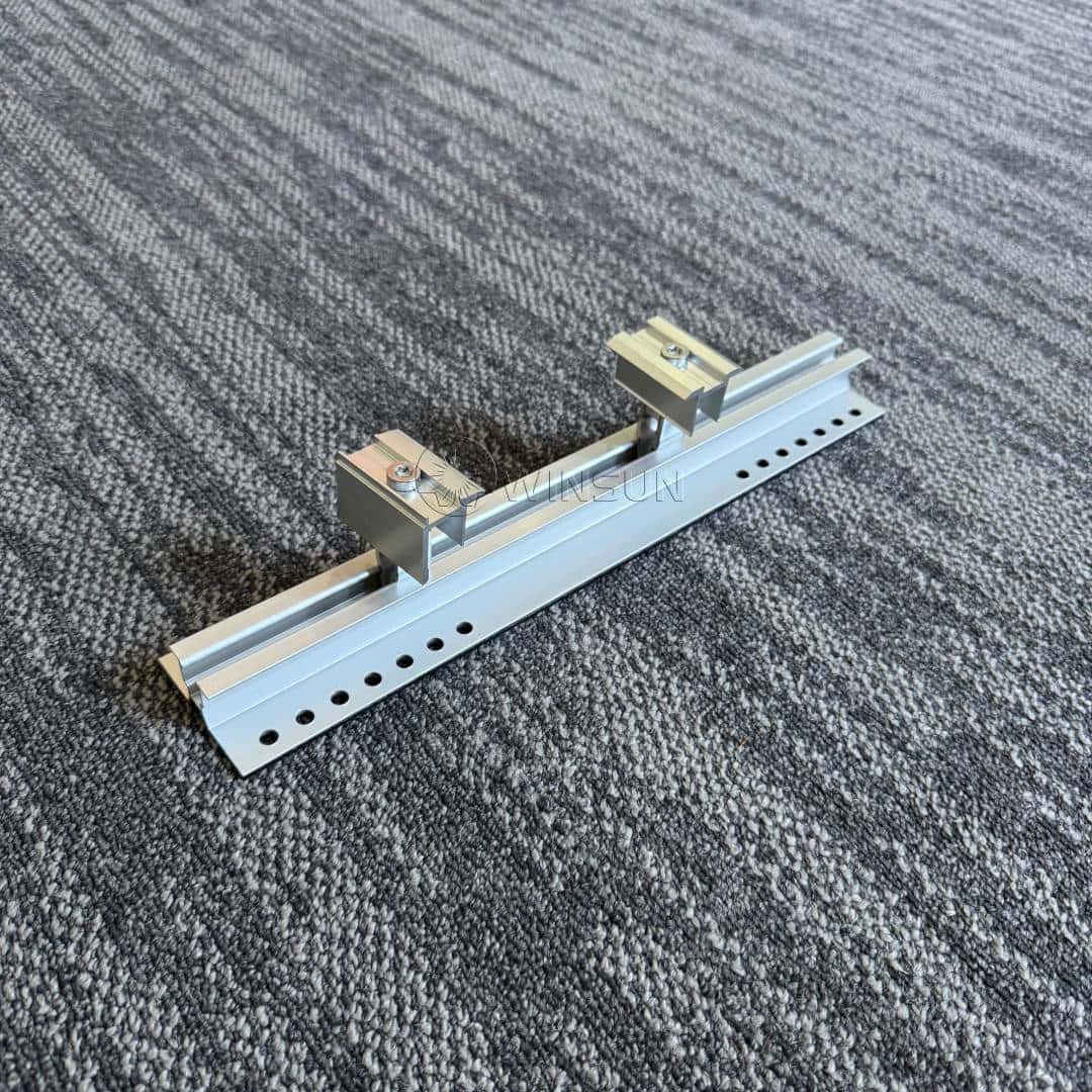 Mini Rail for Solar Panel Installation